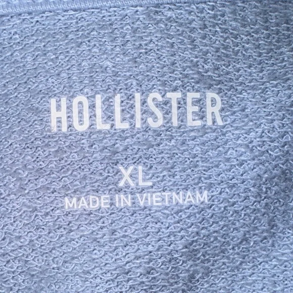 Hollister Blue and White Ombre Sweatshirt - Picture 3 of 3